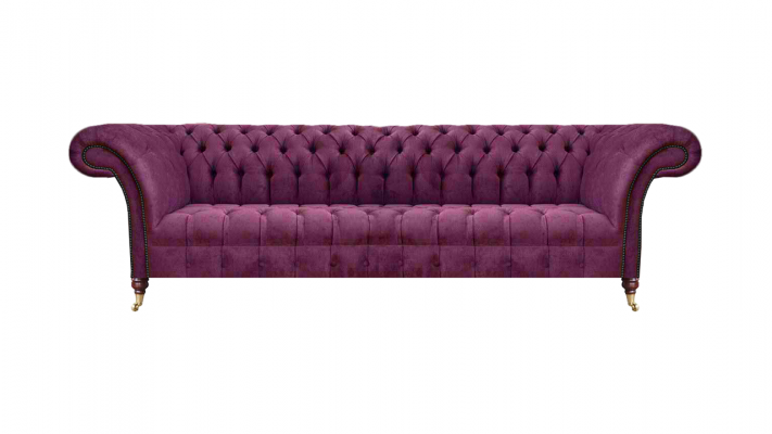 Luxus Textil Möbel Sofa Viersitzer Couch Einrichtung Polstermöbel Chesterfield