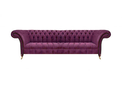 Luxus Textil Möbel Sofa Viersitzer Couch Einrichtung Polstermöbel Chesterfield