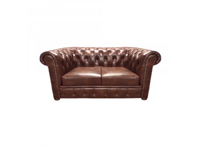 Möbel Polstermöbel Wohnzimmer Sofa Zweisitzer Couch Einrichtung Chesterfield