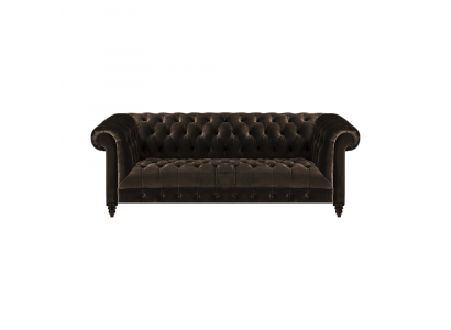 Moderne Braune Chesterfield Couch Designer Stoffsofas Edle Polster Möbel