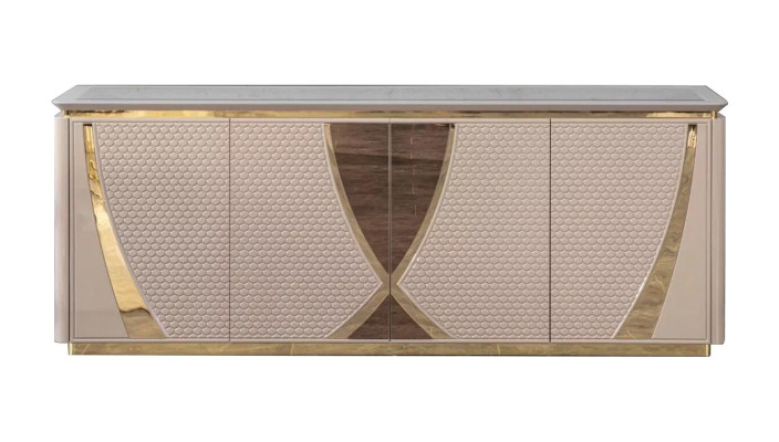 Wohnzimmer Sideboard Schrank Schränke Schubladen Holz Kommoden