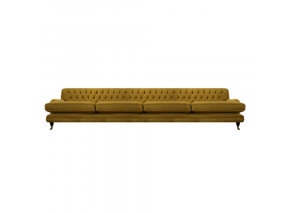Wohnzimmer Sofa Viersitzer Couch Einrichtung Stoff Polstermöbel Chesterfield