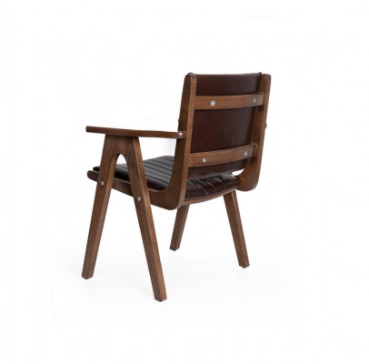 Stühle Wohnzimmer Esszimmer Lehnstuhl Holzstuhl mit Armlehne Esszimmer Sessel