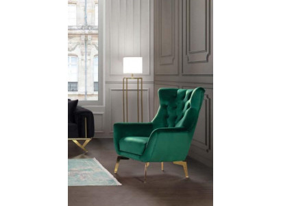 Luxus Sessel Einsitzer Modern 1 Sitzer Polster Designer Textil Stoff