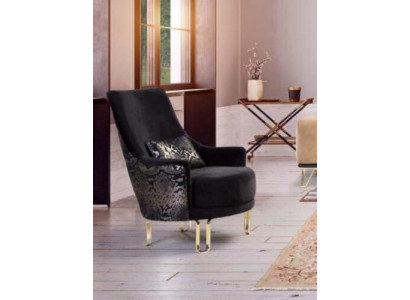 Luxus Design Sessel 1 Sitzer Textil Lounge Club Polster Möbel