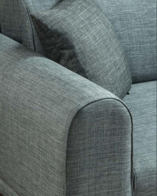 Luxuriös Modern Sofa 3 Sitzer Design sofa Dreisitzer Polster Holz