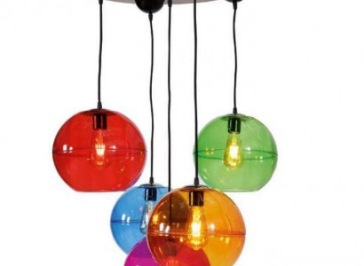 Design Leuchte Decken Lampen Modern Silber Wandleuchte Luster Bunt Kronleuchter