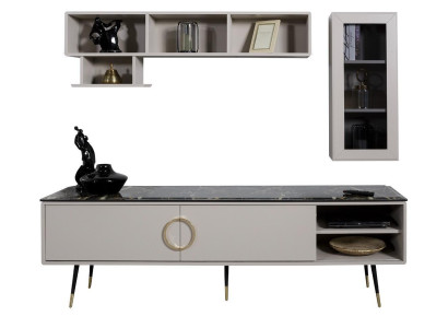 Italien Stil tv Schrank Sideboard lowboard Schrank Luxus Möbel Kommode 205cm