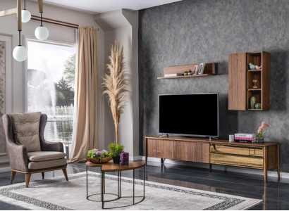 Sessel Ohrensessel Wohnzimmer Luxus 1 Sitzer Polyester Sitz Modern Design Neu