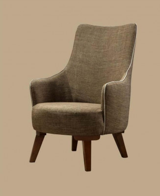 Luxus Moderne Sessel 1 Sitzer Design Wohnzimmer Polster Holz Möbel