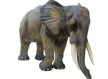 Dekoration Elefant Lebensgroße Figur Statuen Skulptur Elefanten Figuren 200cm