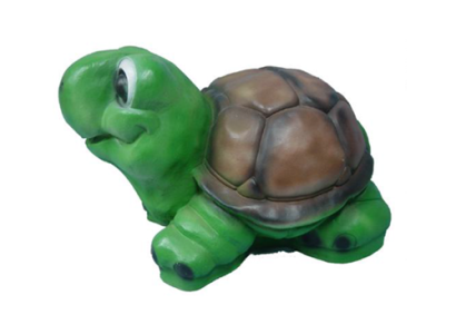 Dekoration Figur Wohnzimmer Moderne Statue Schildkröte Garten bemalt 36 cm Deko