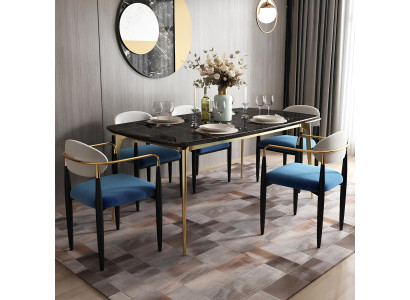 Esszimmer Gruppe Komplett Set Garnitur 7tlg Tisch Tische Luxus Holz Möbel Neu