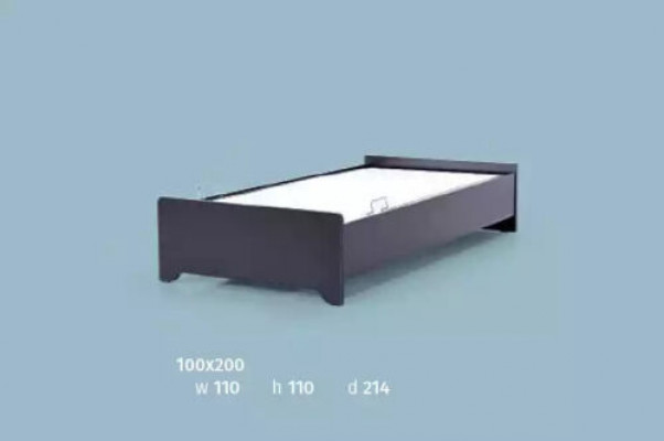 Designer Betten Kinderbett Jugendbett Holzmöbel mit weicher 100x200cm