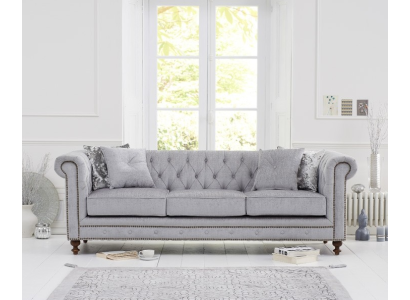 Chesterfield Sofa Couch Polster Stoff Leder Couchen Polster Garnitur