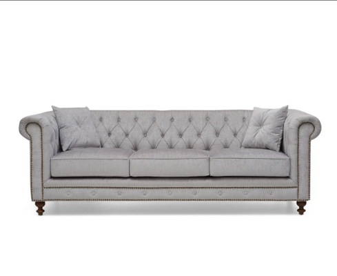 Chesterfield Sofa Couch Polster Stoff Leder Couchen Polster Garnitur