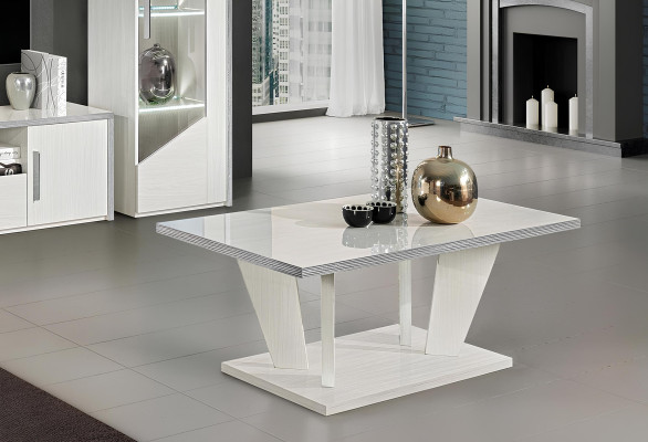 Couchtische Tisch Luxus Möbel Holz Einrichtung Tische Konsolen Design Weiß Neu