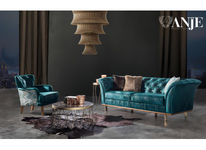 Wohnzimmer Sessel Luxus Design Polstermöbel Einsitzer Polstersessel Neu