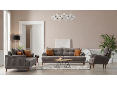 Bequeme Sofagarnitur 3+3+1 Sitzer für Ihr Wohnzimmer in modernem