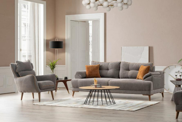 Bequeme Sofagarnitur 3+3+1 Sitzer für Ihr Wohnzimmer in modernem