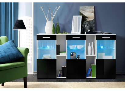 Kommode Designer Sideboard Holz Wohnzimmer Modern Designer Möbel Neu