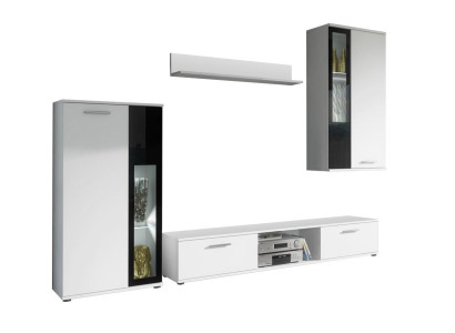 Wohnwand Komplett Designer Luxus Wohnzimmer Wandregal Modern Einrichtung