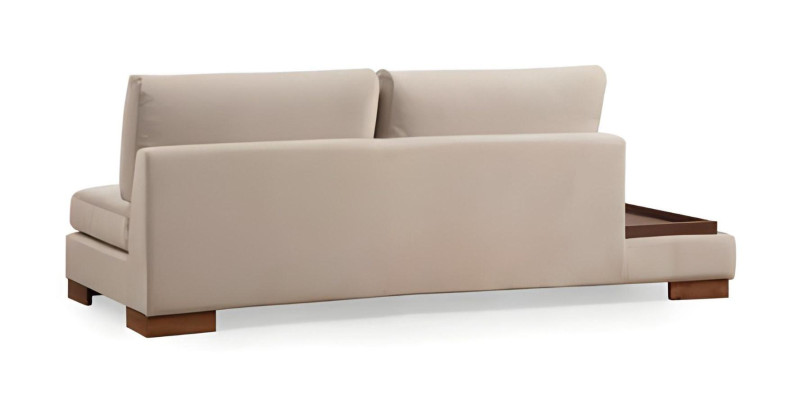 Beiges Stoffsofa Designer L-Form Couch Wohnzimmer Polster Stilvolle Couch