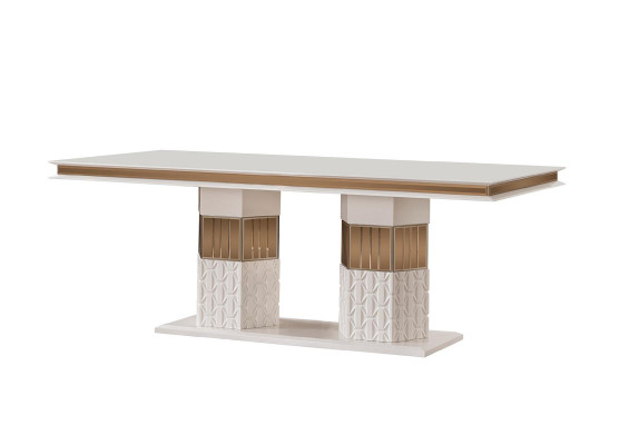 Esstisch Holz Esstische Tische Tisch Design Gold Luxus Esszimmer Möbel