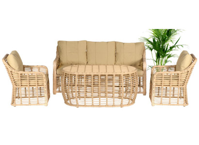 Gartenmöbel Sofagarnitur Tisch Sofa Sessel Veranda Sitzgruppen Moderne Lux Neu