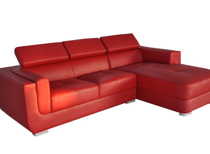 Design Leder Polster Sitz Ecke Leder Eck Landschaft Zimmer Neu Wohn Sofa mit USB