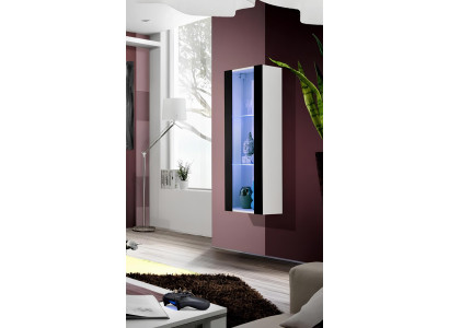 Wohnzimmer Luxus Hänge Vitrine Designer Einrichtung Modern Möbel Holz Neu