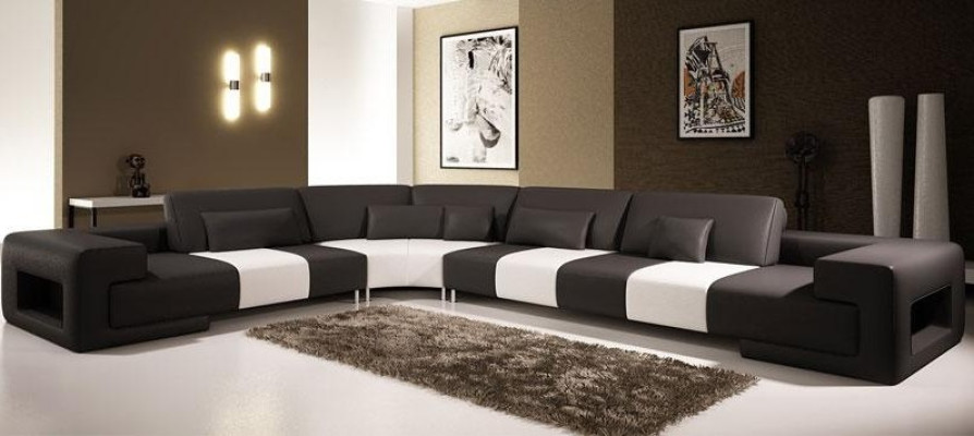 Ecksofa Polster Couch Sofa Wohnlandschaft L Form Sitz Wohnlandschaft Ecke PHM22