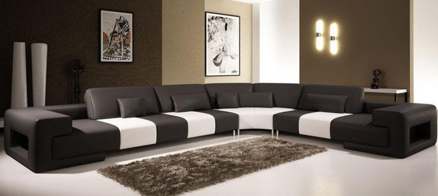 Ecksofa Polster Couch Sofa Wohnlandschaft L Form Sitz Wohnlandschaft Ecke PHM22