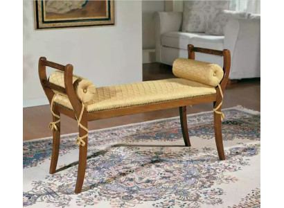 Wohnzimmer Sitzbank Klassische Hocker Polsterbank Polster Stoff Sitzmöbel