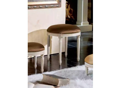 Design Hocker Polster Stoff Textil Sitzmöbel Braun Polsterhocker Neu