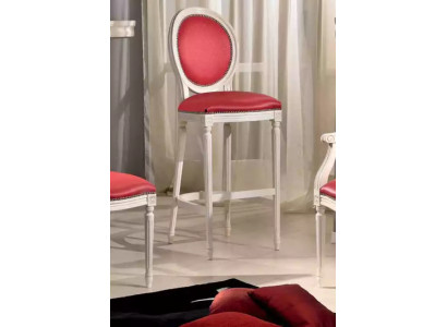 Barstuhl Polsterstuhl Rosa Stuhl Klassischer Sitzmöbel Designer Thekenstuhl