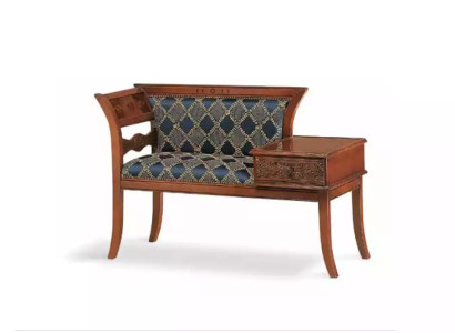 Bank Polster Stoff Möbel Textil Sitzbank Designer Sitzhocker Neu