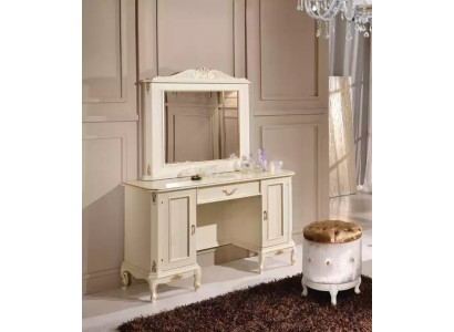 Schminktisch Spiegel Luxus Schlafzimmer Holz Klassischе Design Neu