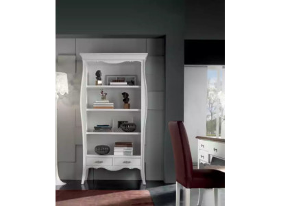 Wohnzimmer Schrank Bücher Regal Weiß Klassische Möbel Regale Holz Neu