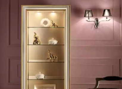 Wohnzimmer Vitrine Bücher Regal Glasschrank Klassische Möbel Regale Neu