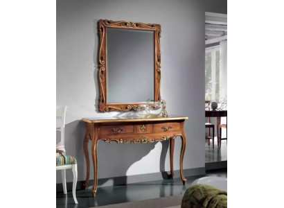 Schminktisch mit Spiegel Luxus Konsole Klassische Schlafzimmer 2tlg.