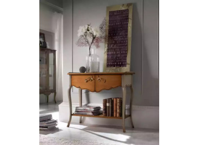 Schminktisch Konsole Luxus Braun Klassische Holz Design Italienische Neu