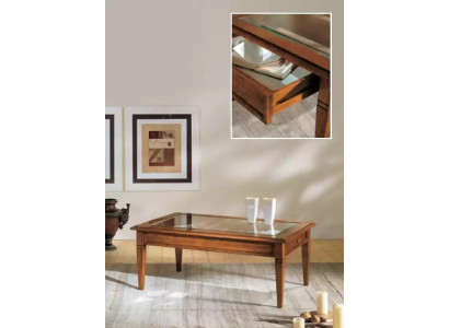 Wohnzimmer Holz Beistell Italien Stil Tisch Couchtisch Beistelltisch Tische