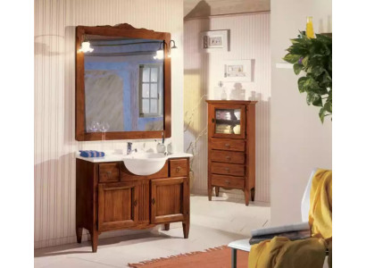 Badmöbel Waschbecken Italy Stil Becken Unterschrank Badezimmer Braun Neu