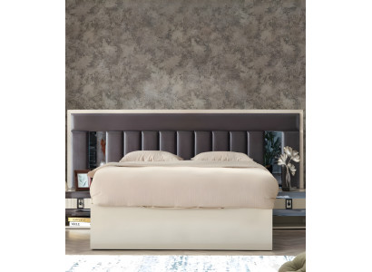 Schlafzimmer Luxus Modern Bett Holz Möbel Doppelbett Design Betten Ehebett
