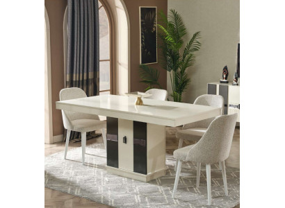 Esszimmer Komplett Esstisch Modern 4x Stühle Design Holzmöbel Luxus Set