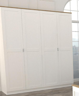 Schlafzimmer Kleiderschrank Moderne Möbel Weiß Holz Luxus Design 180cm