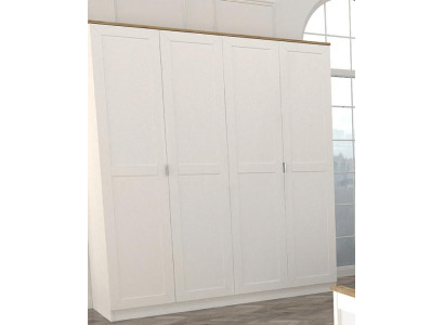 Schlafzimmer Kleiderschrank Moderne Möbel Weiß Holz Luxus Design 180cm