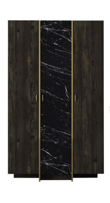Kleiderschrank Schlafzimmer Moderne Möbel Schwarz Holz Luxus Design