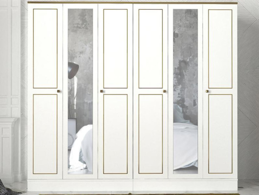 Schlafzimmer Möbel Komplett Set Bett 2x Nachttisch Schrank Weiß 5tlg